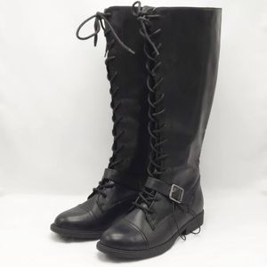 Tall Lace Up Boots